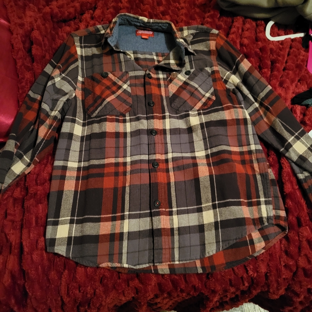 Button up plaid